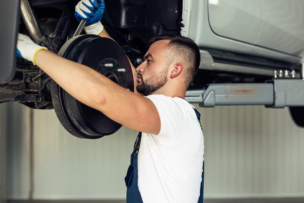 Professional brake inspection and repair service for safe driving
